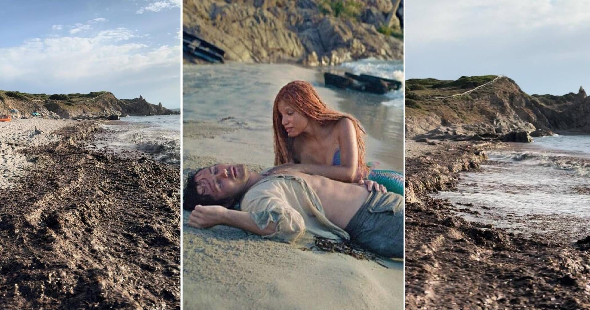 Rena Majore, le alghe inghiottono la spiaggia de 'La Sirenetta': è polemica