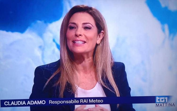 Claudia Adamo al Tg1 - Facebook