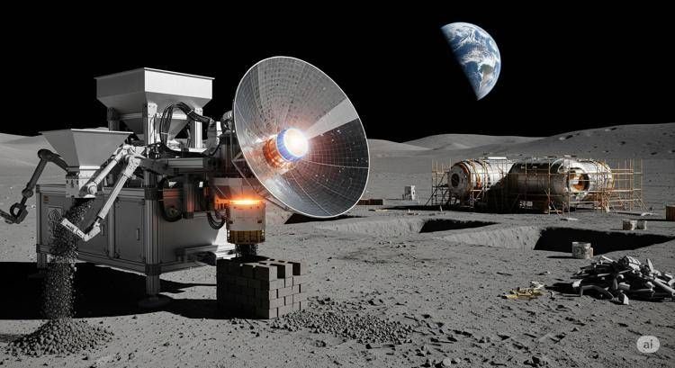 La Cina rivoluzione l'edilizia spaziale con la stampante 3D di mattoni lunari