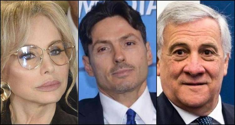Marina Berlusconi, Pier Silvio Berlusconi e Antonio Tajani (Fotogramma/Ipa)