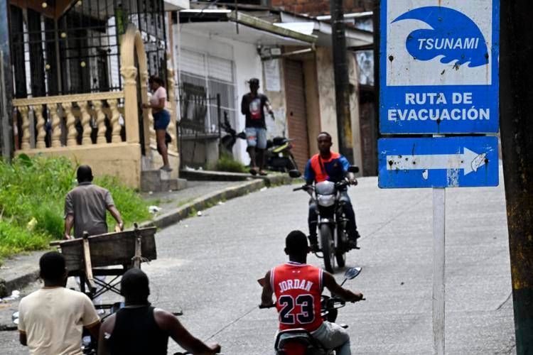 Segnale di allerta tsunami in Colombia