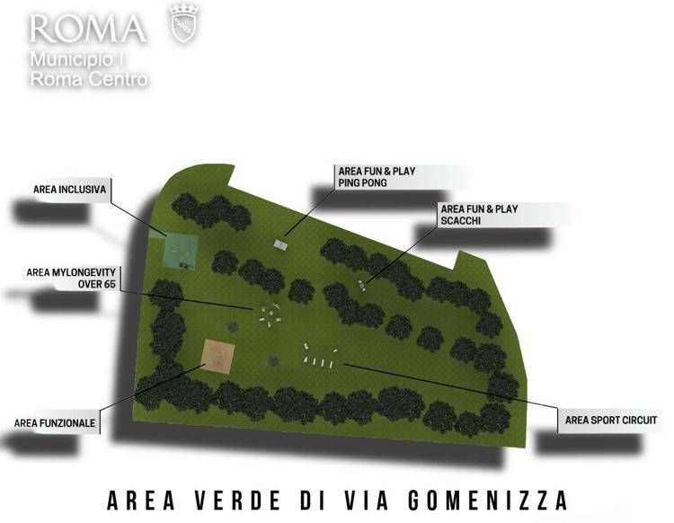 Roma, al via lavori per nuova palestra outdoor nel parco di piazzale Maresciallo Giardino
