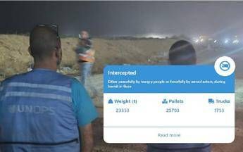 Gaza, perché l’aiuto non arriva: camion sequestrati dalle milizie armate. Il report O