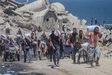 Distribuzione degli aiuti a Gaza - Fotogramma /Ipa