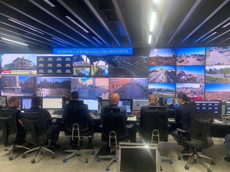 Sala Grandi Eventi della Questura di Roma