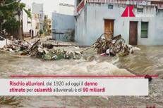 Rischio alluvioni, 90 miliardi di danni e 4mila morti dal 1920 ad oggi