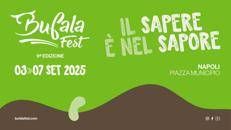 Food, Napoli: dal 3 al 7 settembre torna 'Bufala Fest - Non solo mozzarella'