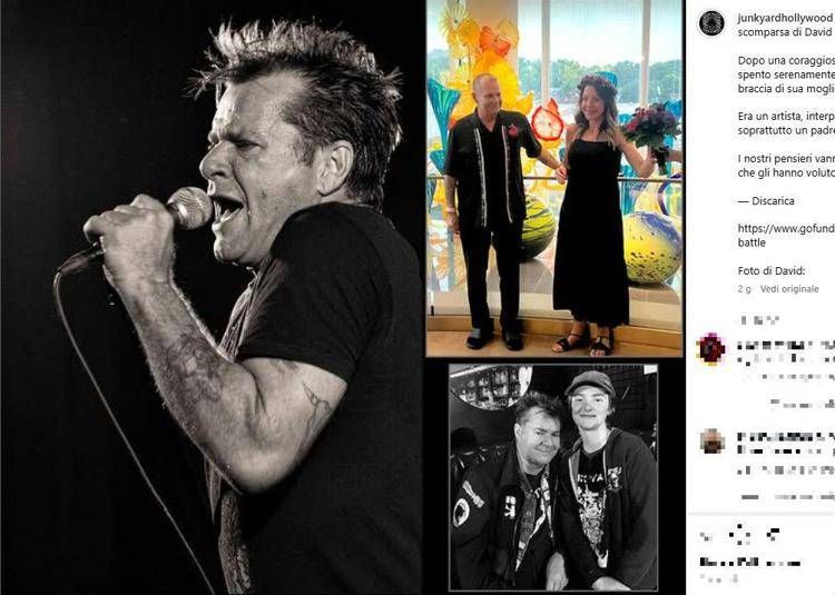 Il post della band su Instagram