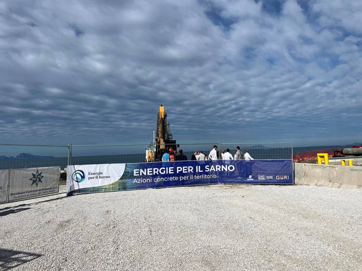 Energie per il Sarno, avviato varo condotte sottomarine Torre del Greco-Torre Annunziata