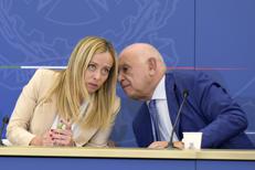 Giorgia Meloni e Carlo Nordio - Ipa