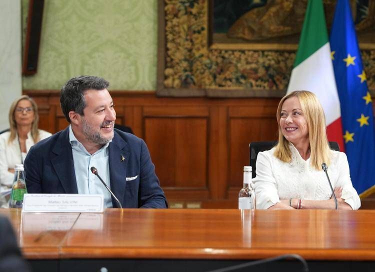 Salvini e Meloni al Cipess