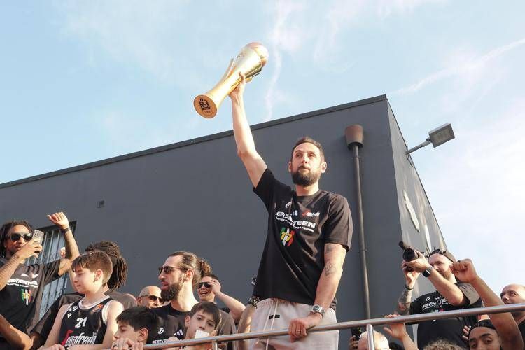 Il giocatore della Virtus Bologna Marco Belinelli - Fotogramma/IPA