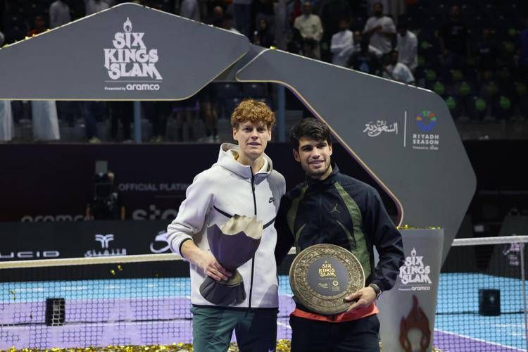 Jannik Sinner e Carlos Alcaraz - Fotogramma/IPA