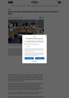 Pakistan: Senate recommends suspension of police officer for abusing journalist