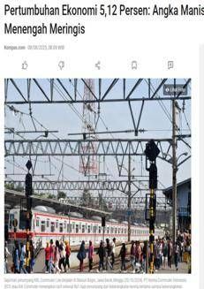 Indonesia: Economic growth at 5.12%, but the reality is different.