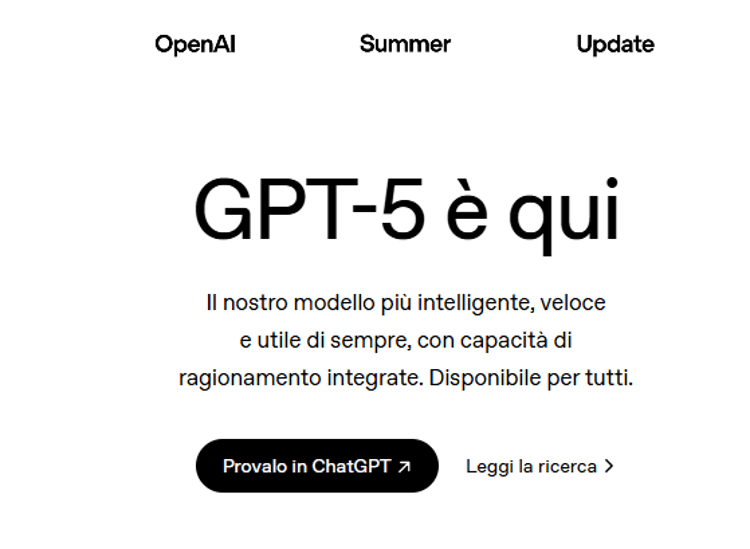 Più veloce, più preciso, ma non è super-intelligenza: tutto su ChatGpt-5