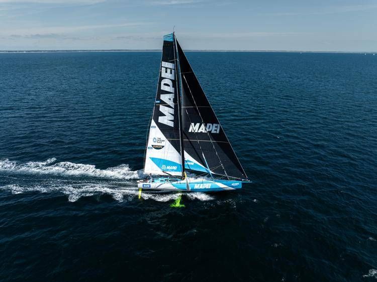 Domenica Beccaria alla partenza della Ocean Race Europe. A bordo anche la figlia di Ambrogio Fogar