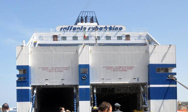 La motonave Rubattino in un'immagine di repertorio