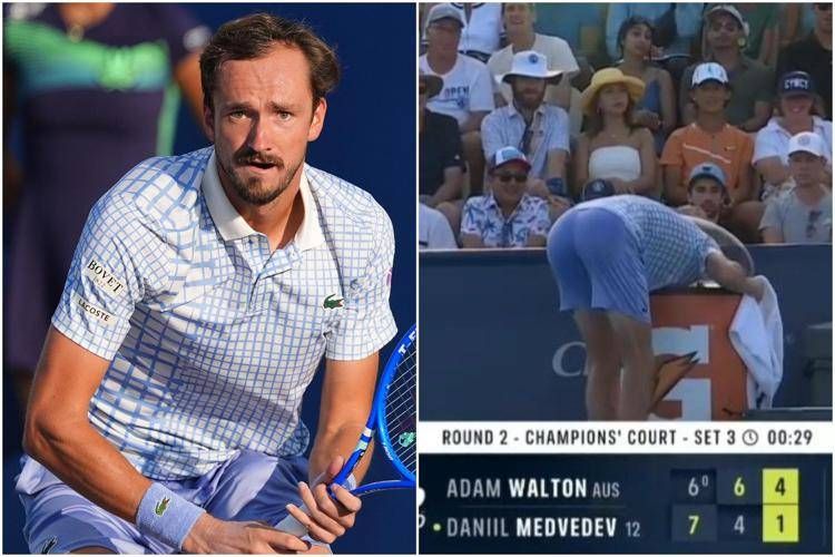 Daniil Medvedev a Cincinnati - Ipa/Fotogramma e X