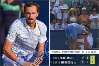 Medvedev, crisi senza fine: eliminato a Cincinnati. E mette la testa nel fri