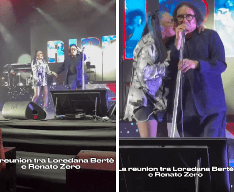 Renato Zero e Loredana Bertè - Instagram
