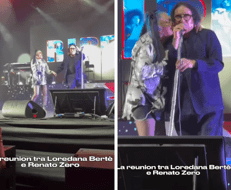 Renato Zero e Loredana Bertè - Instagram