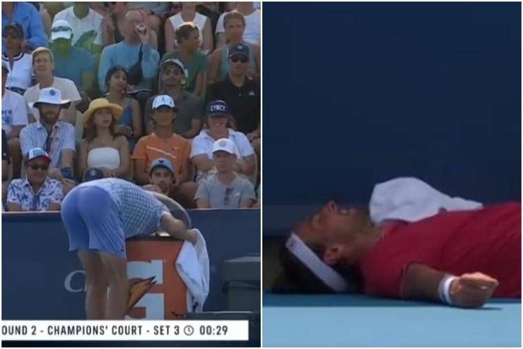 Da Medvedev a Rinderknech e Tiafoe: caldo e malori a Cincinnati