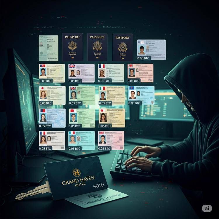Furto di dati in hotel italiani: decine di migliaia di documenti d'identità in vendita