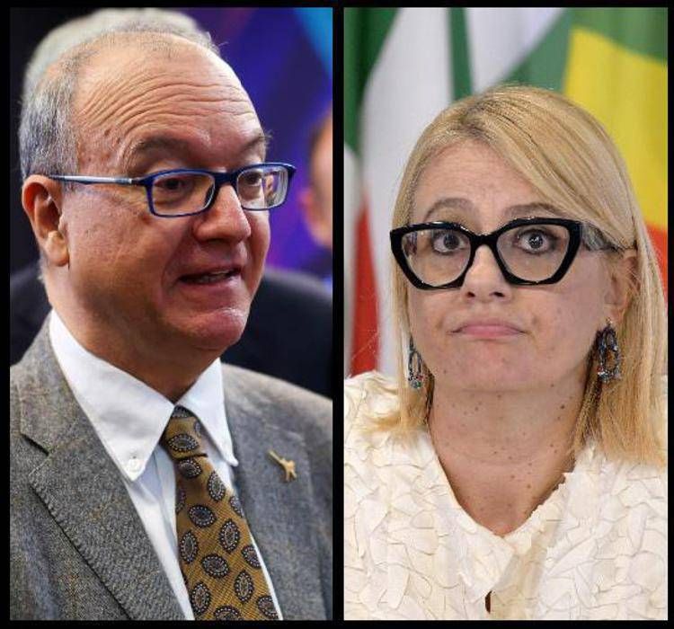 Giuseppe Valditara e Irene Manzi (Fotogramma/Ipa)