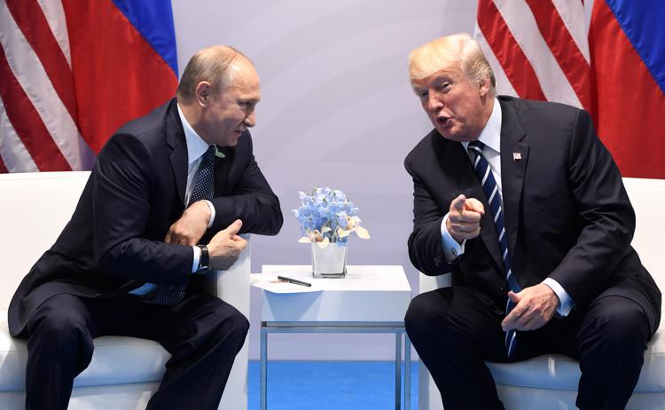 Putin e Trump - Afp
