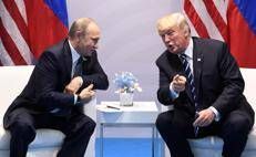 Vladimir Putin e Donald Trump - Afp