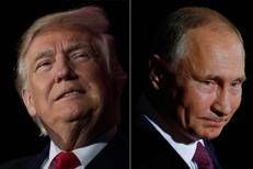 Donald Trump e Vladimir Putin - Afp