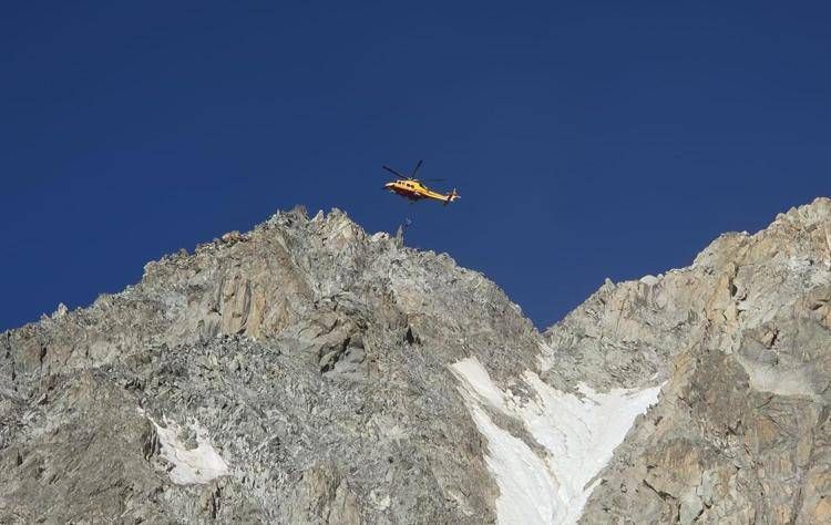 Soccorso Alpino Valdostano è intervenuto sulla Cresta del Brouillard
