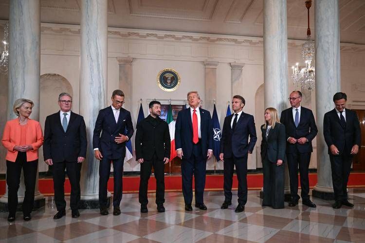 Trump, Zelensky e i leader europei