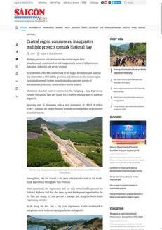 Vietnam: Inaugurati progetti infrastrutturali e educativi nel Centro del Paese