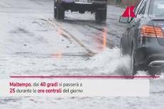 Maltempo a Milano, in due ore quasi 50 mm di pioggia