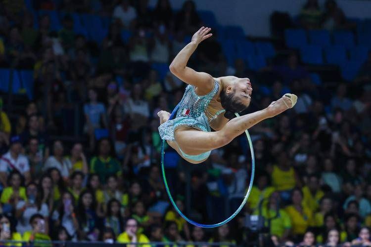 Sofia Raffaeli oro nel cerchio ai mondiali di ginnastica ritmica