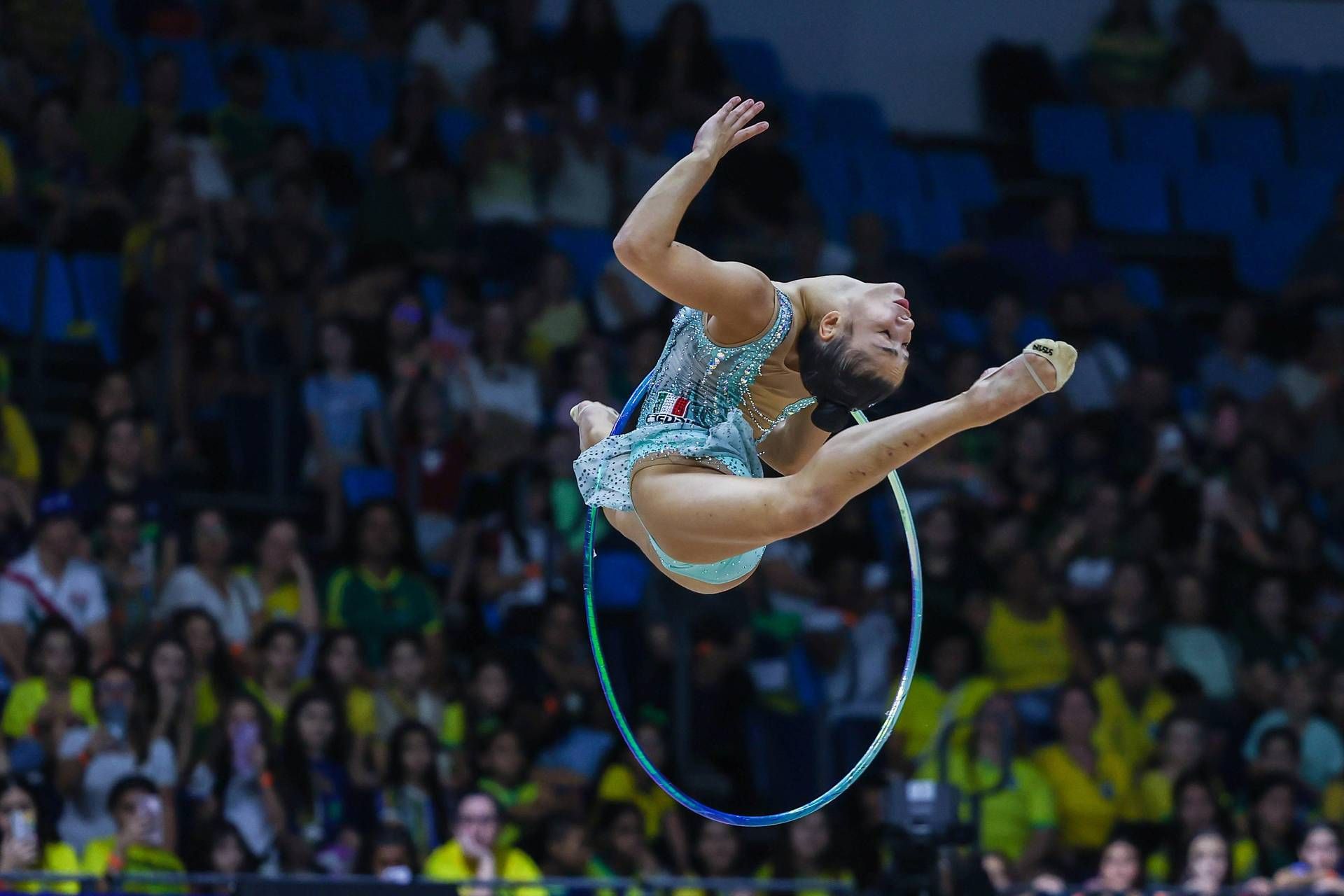 Sofia Raffaeli doppia medaglia ai mondiali di ritmica: oro nel cerchio e bronzo nella palla