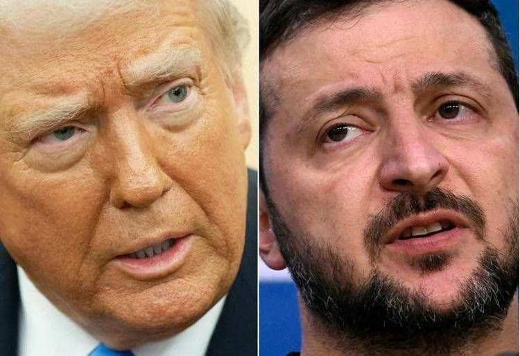 Trump e Zelensky (Afp)