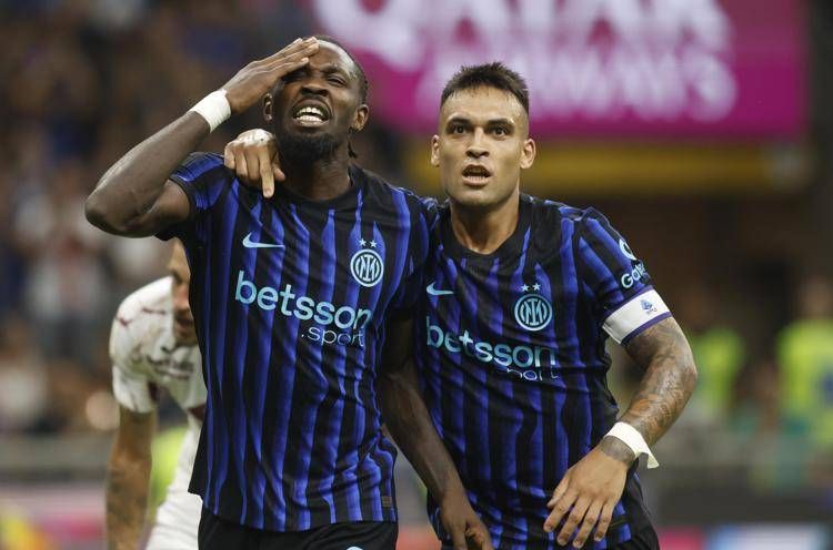Thuram e Lautaro Martinez - Ipa/Fotogramma