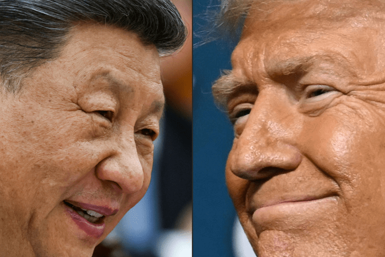 Xi e Trump - Afp