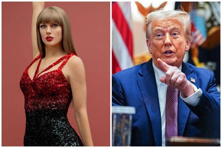 Taylor Swift e Donald Trump - Ipa/Fotogramma