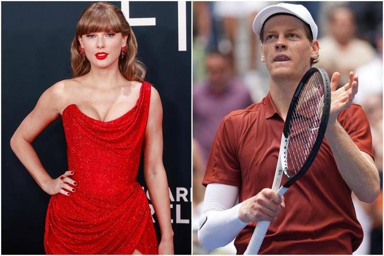 Taylor Swift e Jannik Sinner - Ipa/Fotogramma