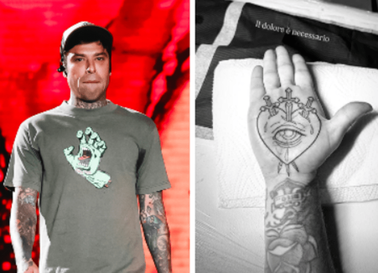 Fedez svela il significato del nuovo tatuaggio: "Il dolore è necessario"