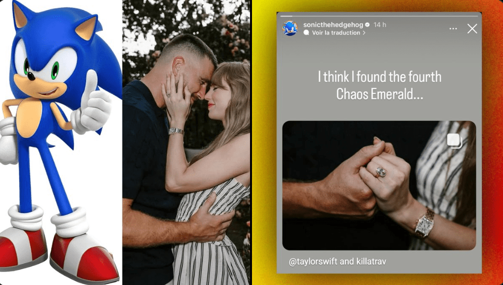 Sonic'in ayrıca Taylor Swift ve Travis Kelce'nin düğünü hakkında söyleyecek bir şeyler var