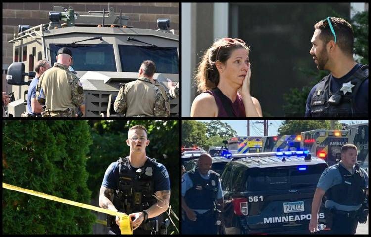 Il luogo della tragedia a Minneapolis (Afp)