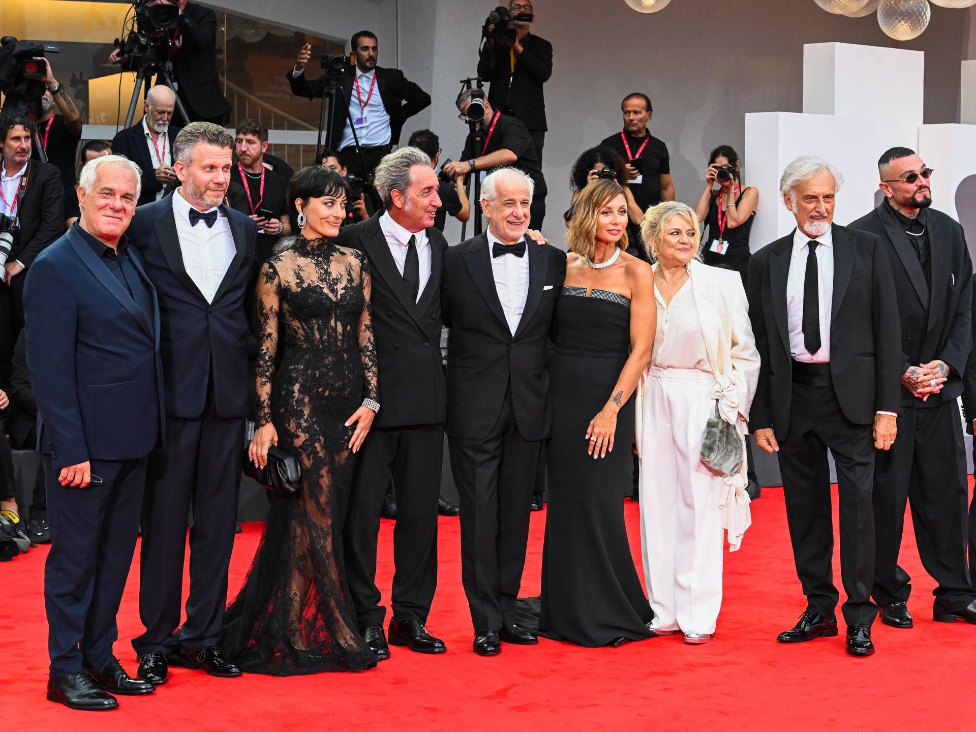 Paolo Sorrentino e il cast de 'La grazia'