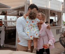 Federica Pellegrini, Matteo Giunta e Matilde - Instagram