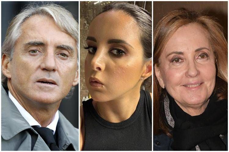 Roberto Mancini, Camilla Mancini e Barbara Palombelli - Ipa e Ig/@camimanci