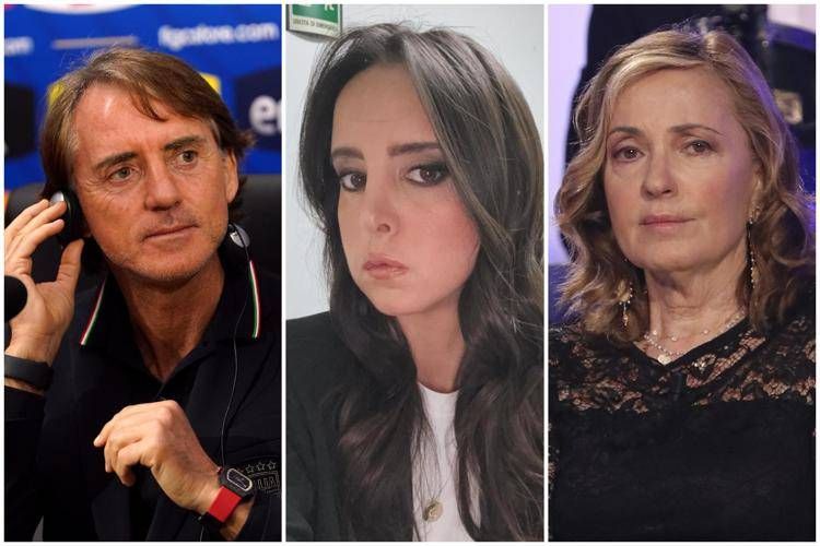 Roberto Mancini, Camilla Mancini e Barbara Palombelli - Ipa e Ig/@camimanci